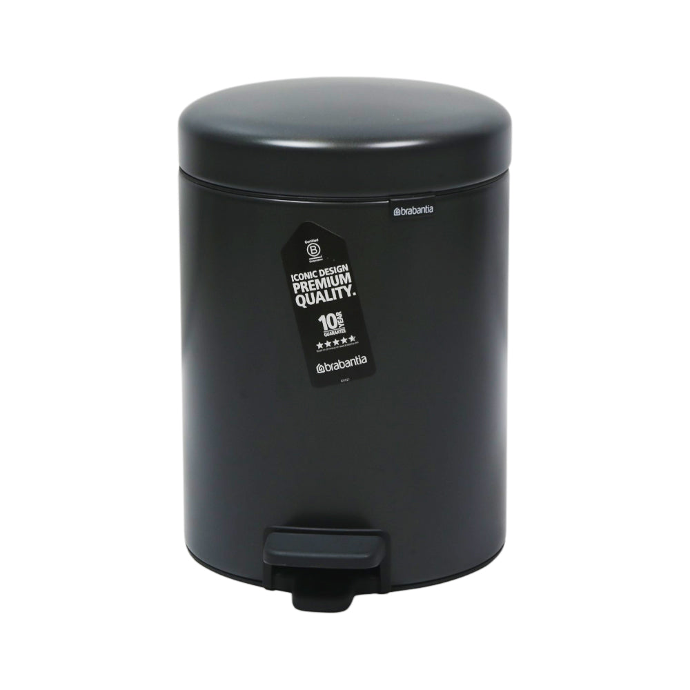 DUST BIN BRABANTIA 5 LTR 233463 CONFIDENT GREY