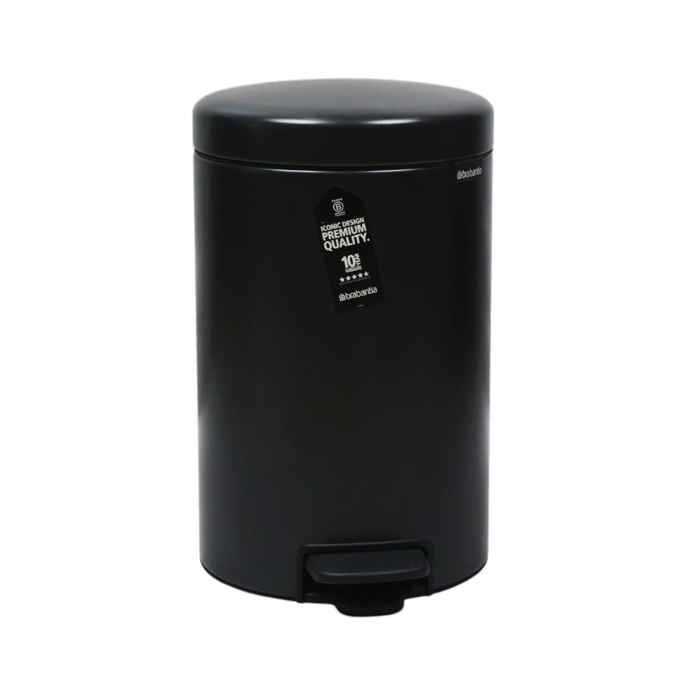 DUST BIN BRABANTIA 12 LTR 233487 CONFIDENT GREY