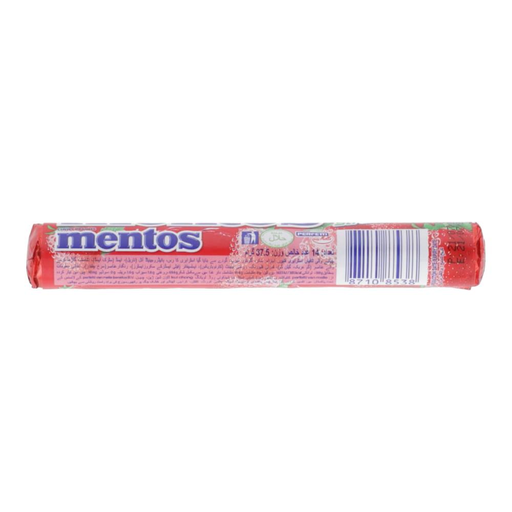 MENTOS CHEWY DRAGEES STRAWBERRY 37.5 GM