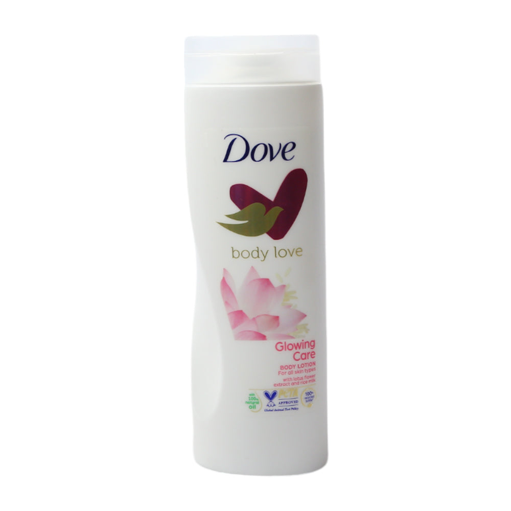 DOVE BODY LOTION GLOWING WITH LOTUS FLOWER 400 ML