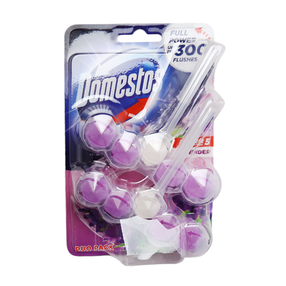 DOMESTOS TOILET FRESHNER POWER 5 LAVENDER TWIN 2X55 GM