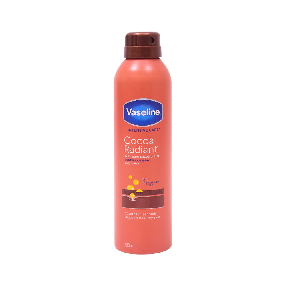 VASELINE BODY LOTION SPRAY COCOA RADIANT 190 ML