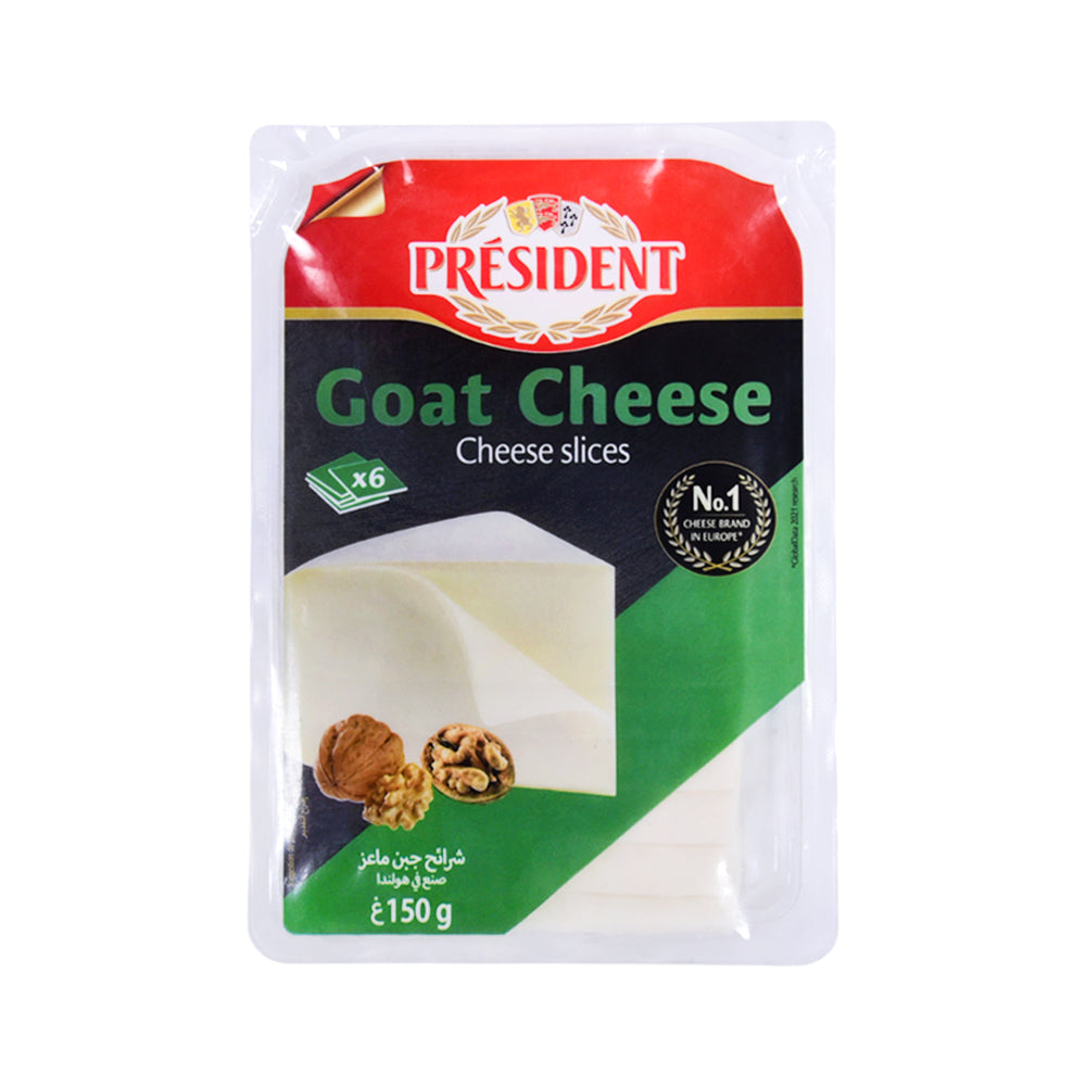 PRESIDENTGOAT CHEESE SLICES 150 GM