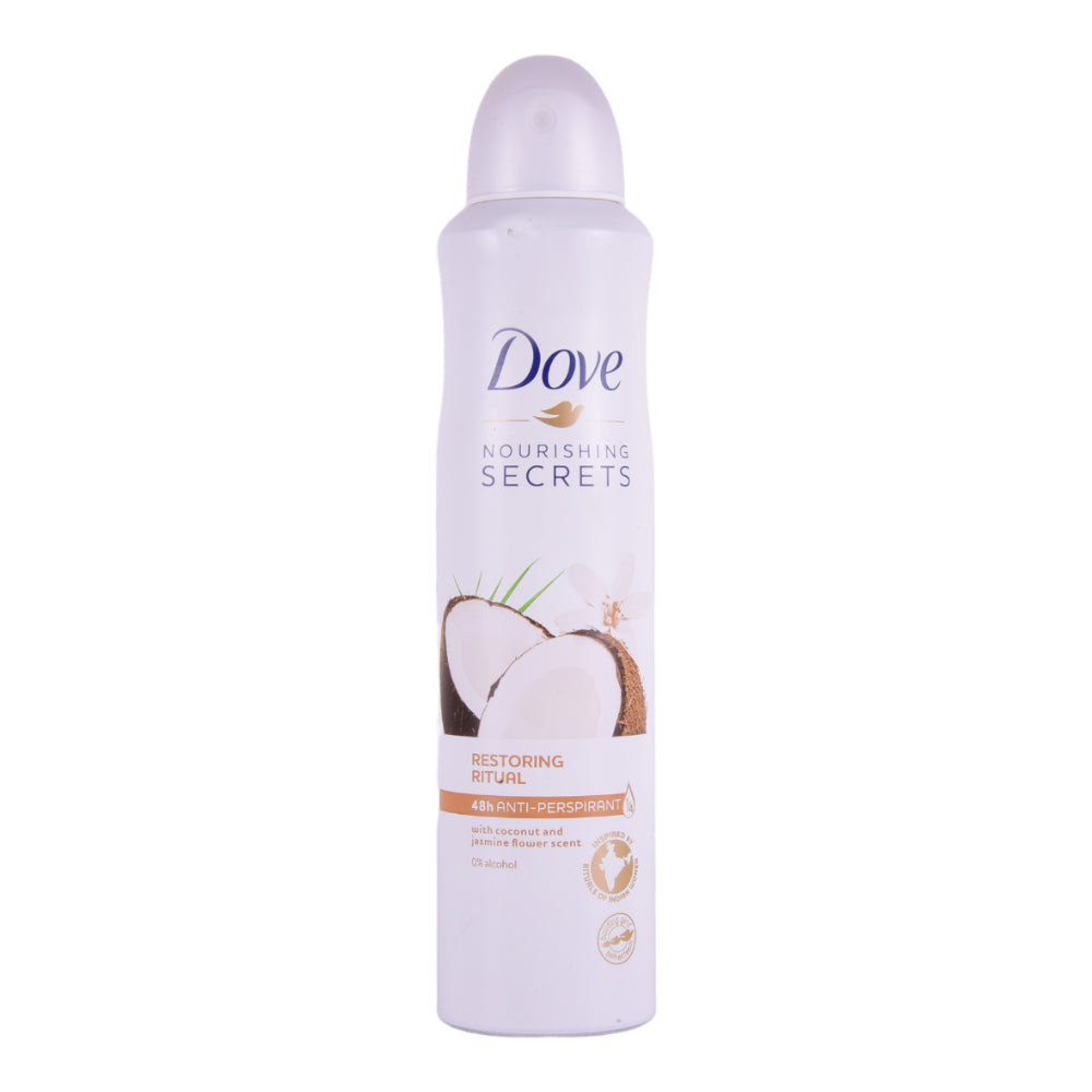 DOVE DEODORANT RESTORING RITUAL COCONUTS & JASMINE 250 ML