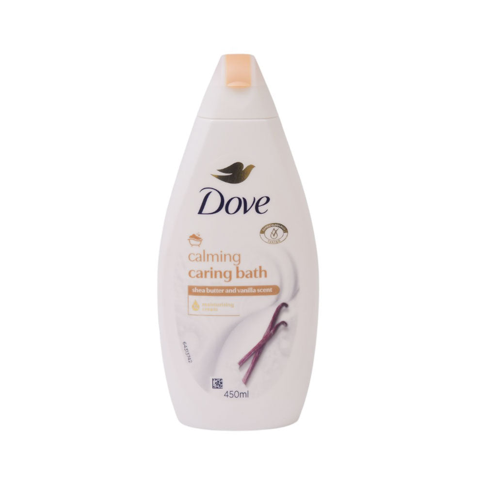 DOVE SHOWER CREAM CARING BATH SHEA BUTTER 450 ML