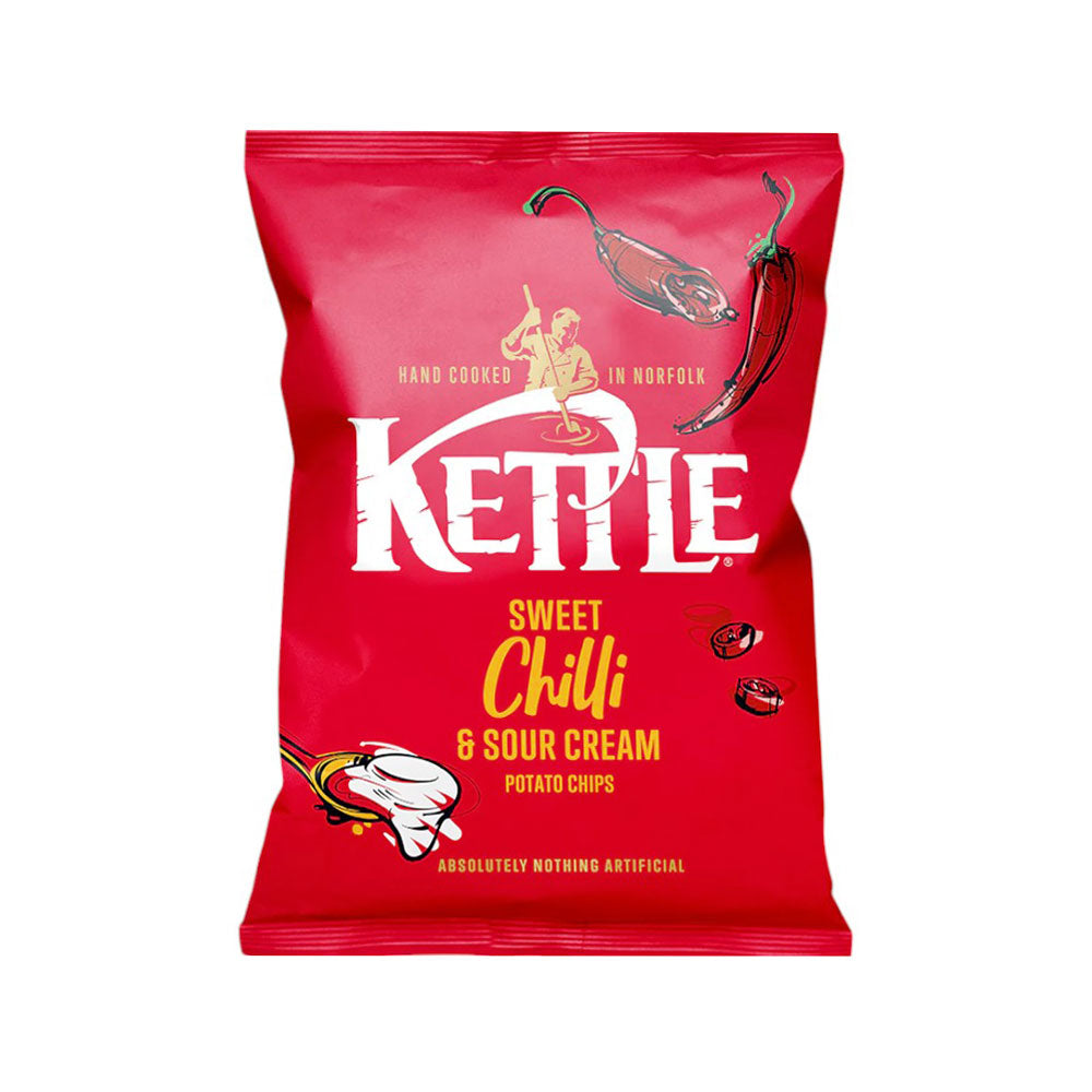 KETTLE CHIPS SWEET CHILLI & SOUR CREAM 130 GM