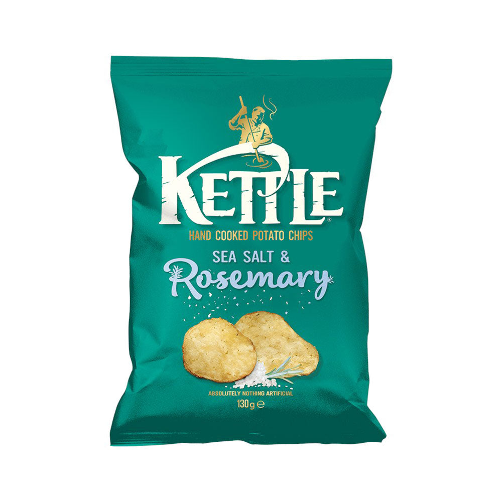KETTLE CHIPS SEA SALT & ROSEMARY 130 GM