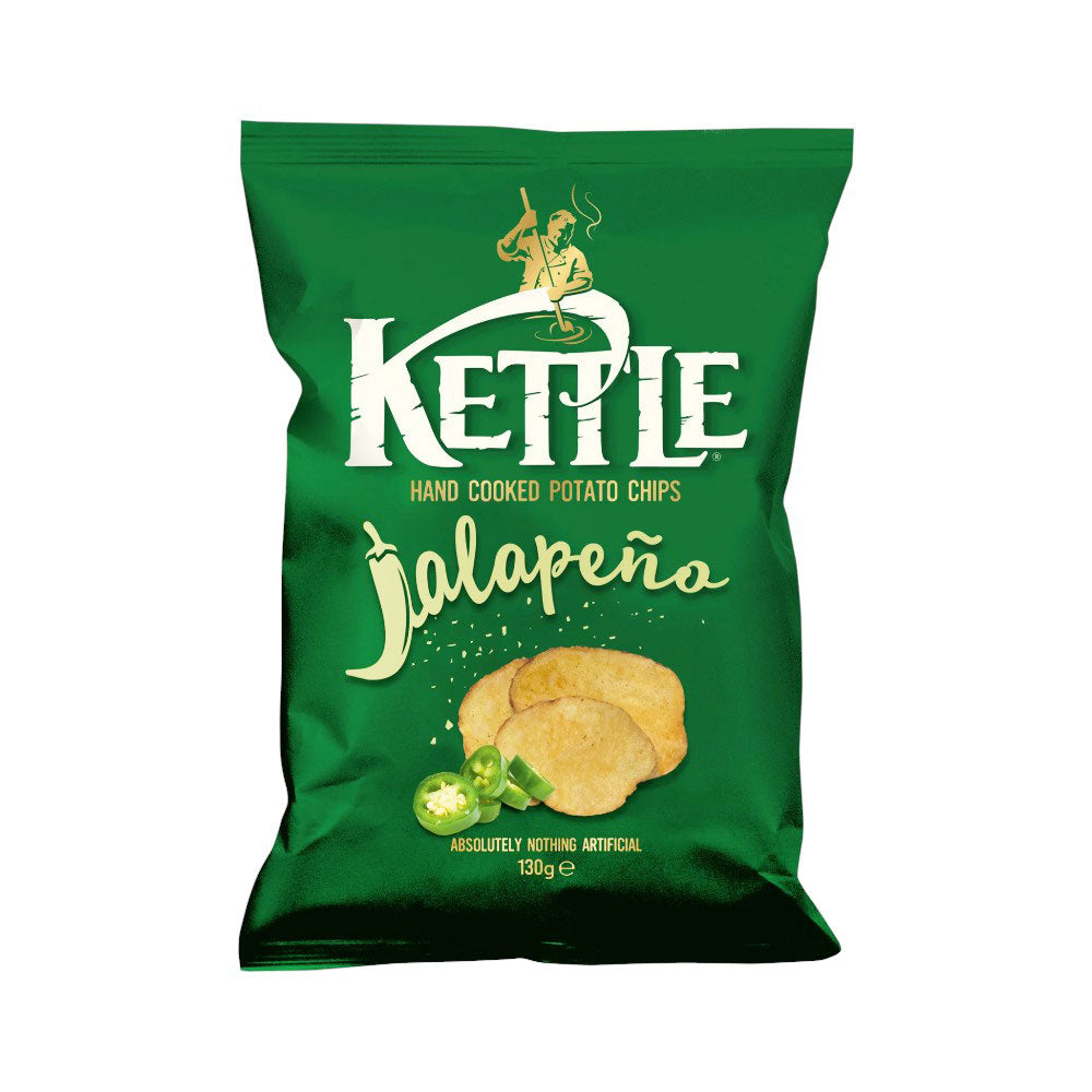 KETTLE CHIPS JALAPENO130 GM