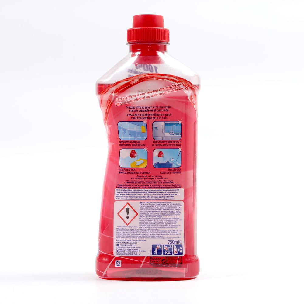 AJAX CLEANER MULTI SURFACES RED 750 ML