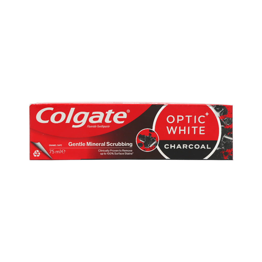 COLGATE TOOTH PASTE OPTIC WHITE CHARCOAL 75 ML