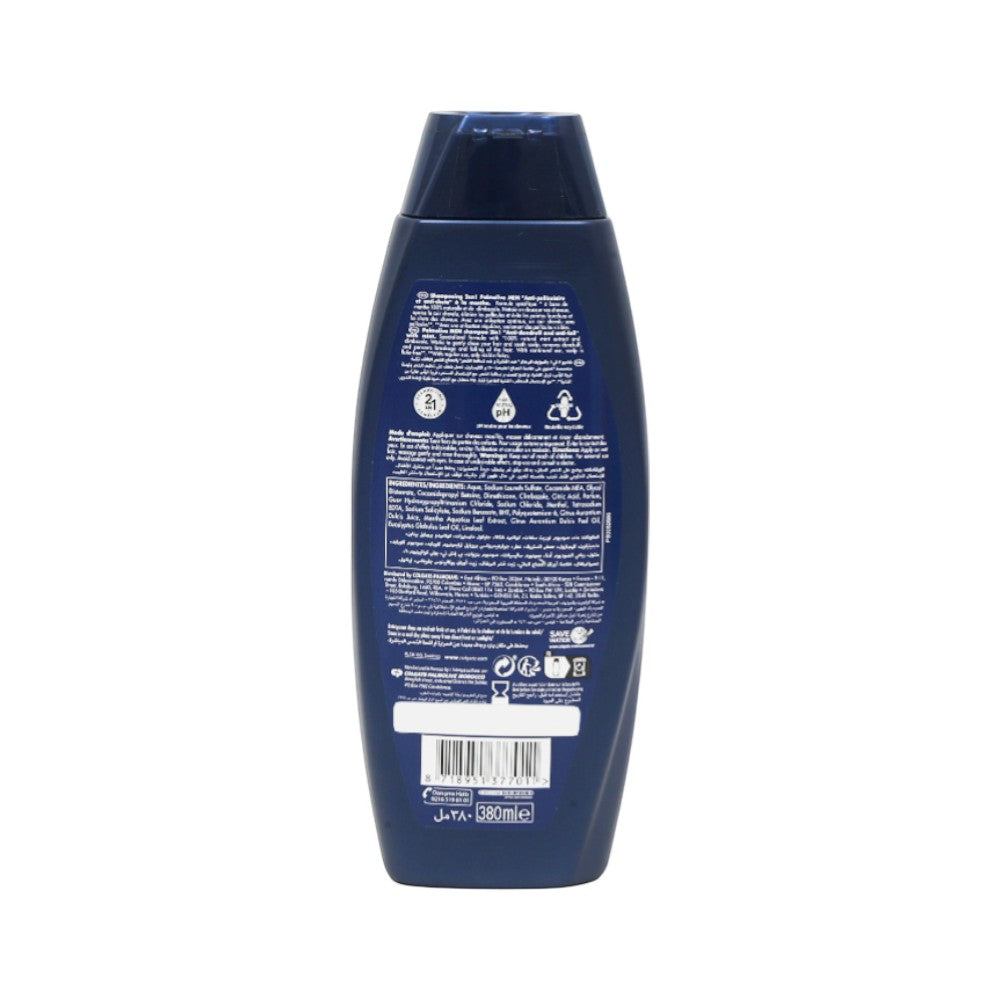 PALMOLIVE MEN SHAMPOO ANTI-DANDRUFF MINT 2IN1 380 ML