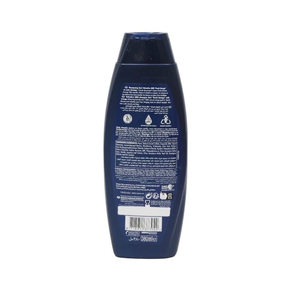 PALMOLIVE MEN SHAMPOO FRESH ENERGY ORNAGE 2IN1 380 ML