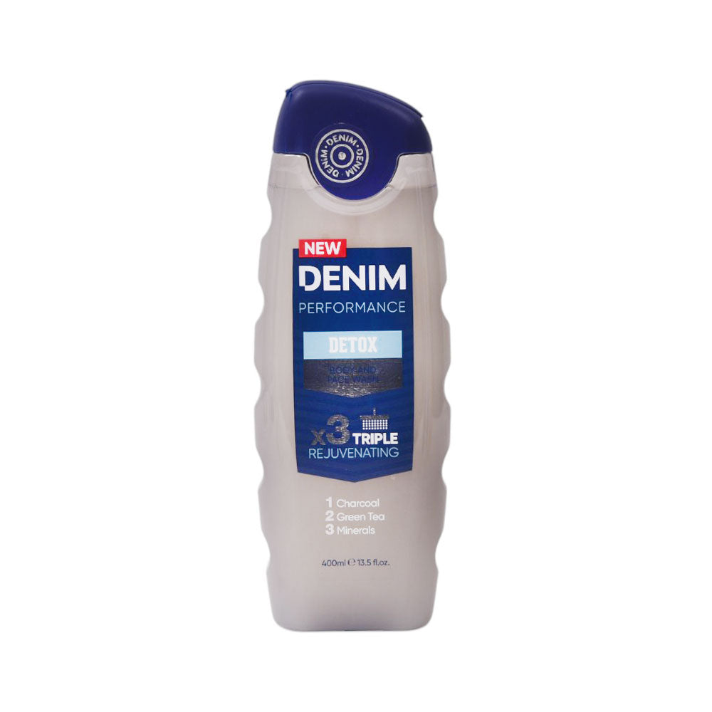 DENIM BODY & FACE WASH DETOX TRIPLE REJUVENATING 400 ML