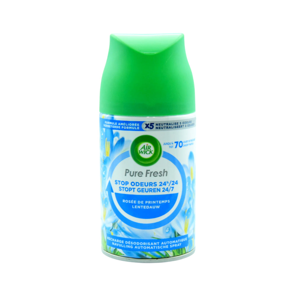 AIR WICK AIR FRESHNER PURE FRESH ROSE DE PRINTEMPS 250 ML