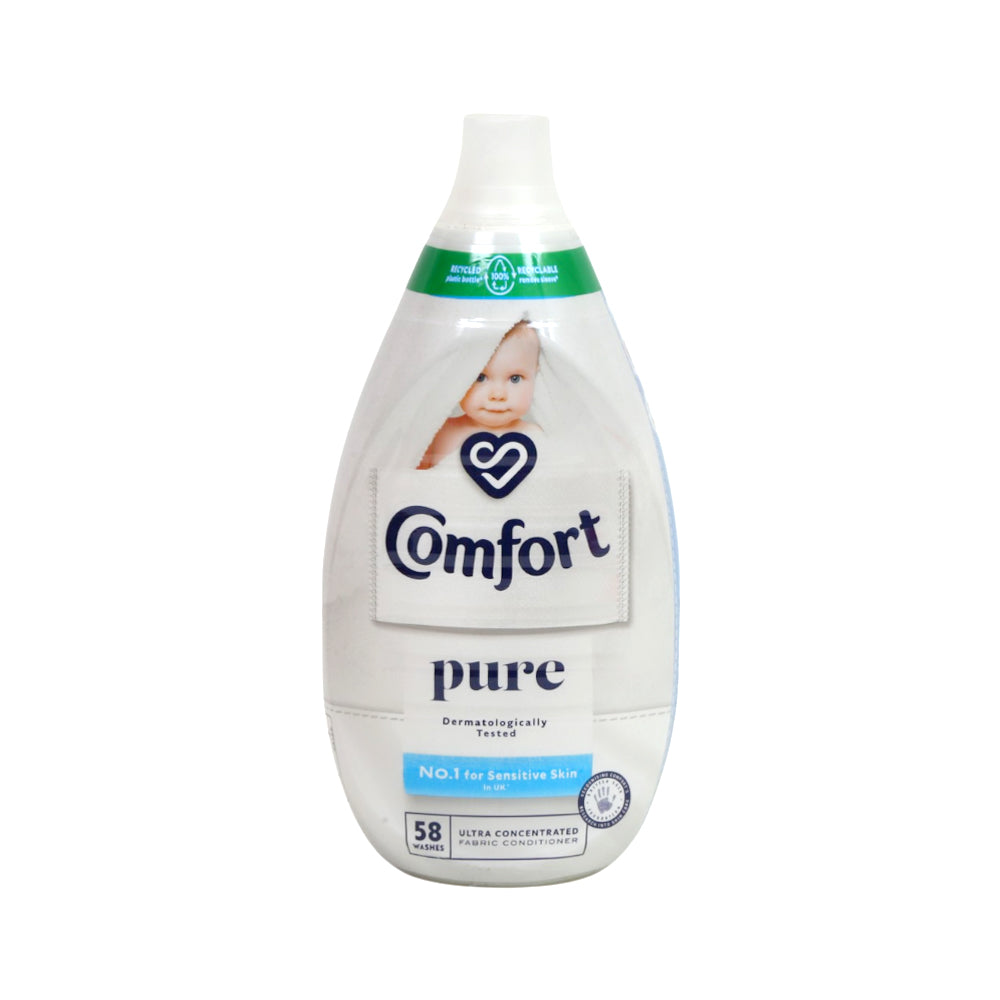 COMFORT FABRIC CONDITIONOR PURE 58 WASHES 870 ML
