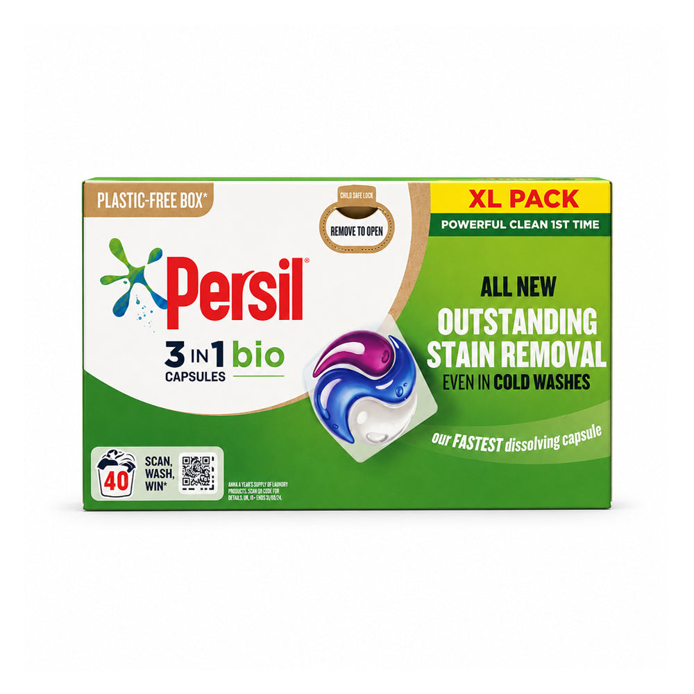 PERSIL WASHING PODS 3IN1 BIO CAPSULES 40S