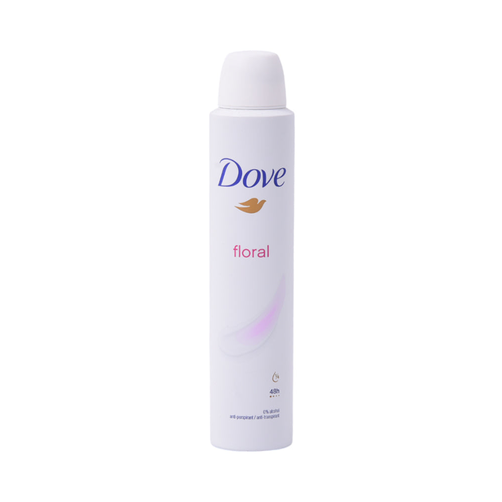 DOVE BODY SPRAY FLORAL 48H 200 ML
