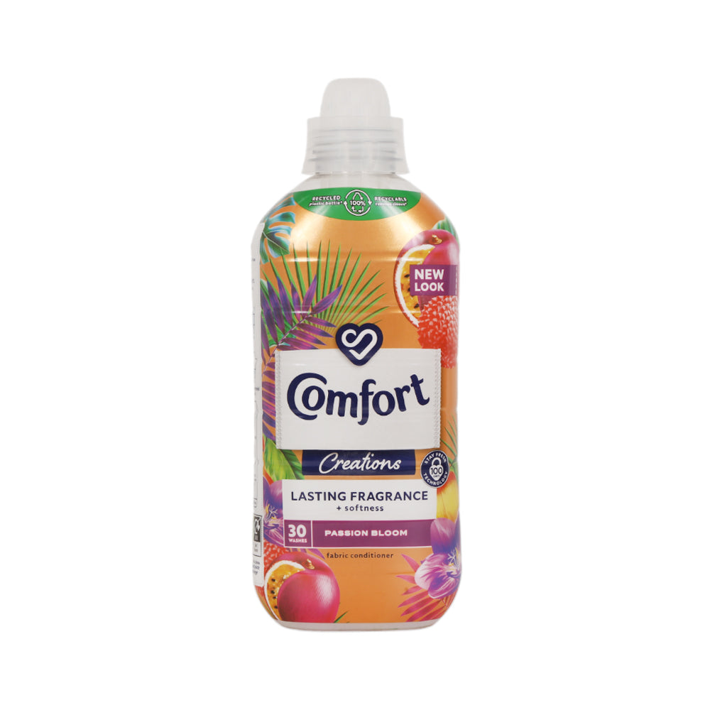COMFORT FABRIC CONDITIONER PASSION BLOOM 30 WASH 900 ML