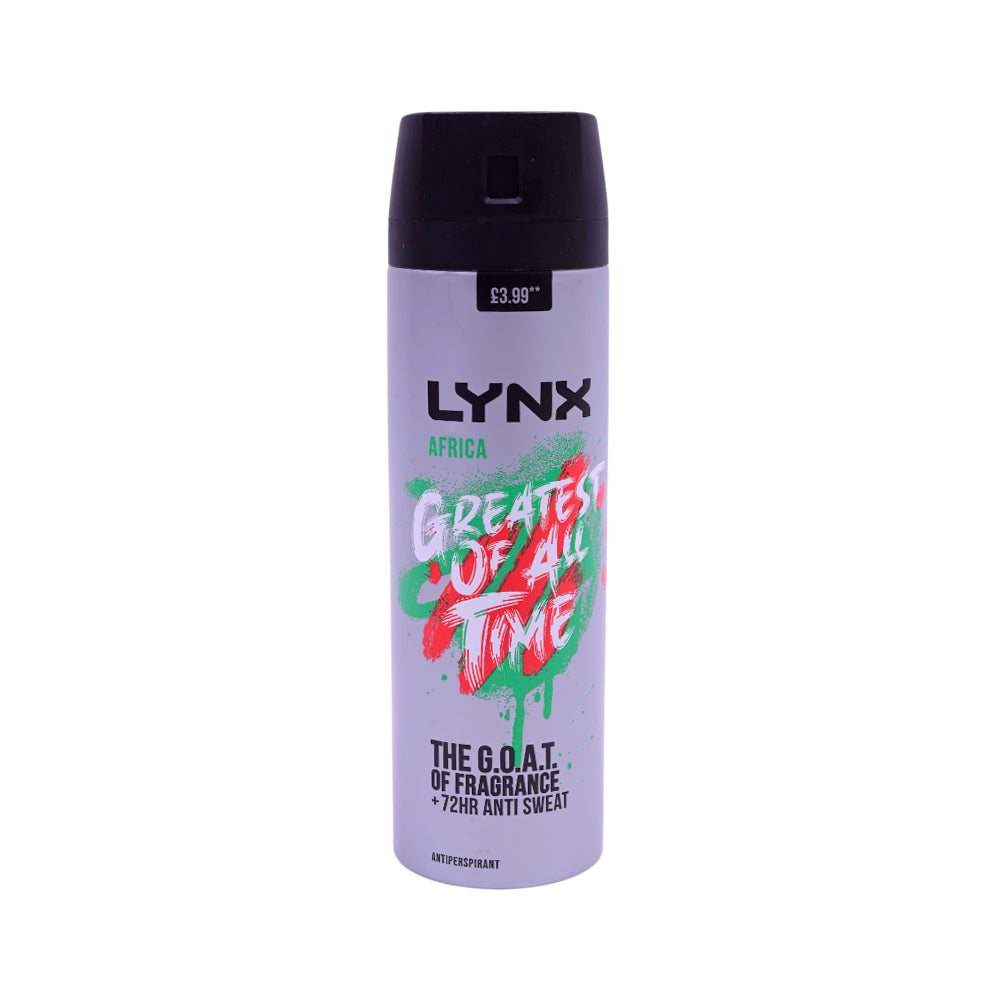 LYNX BODY SPRAY AFRICA 200 ML
