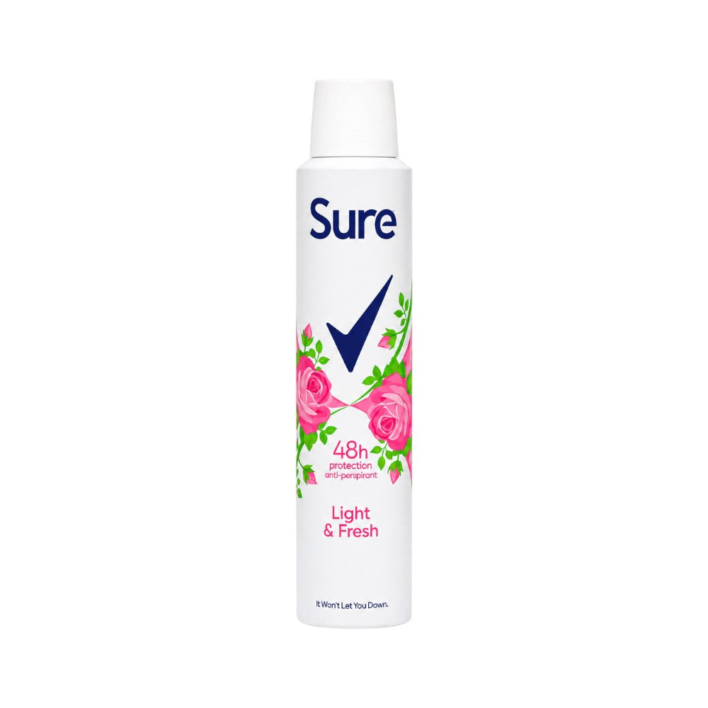 SURE BODY SPRAY LIGHT & FRESH 48H 200 ML