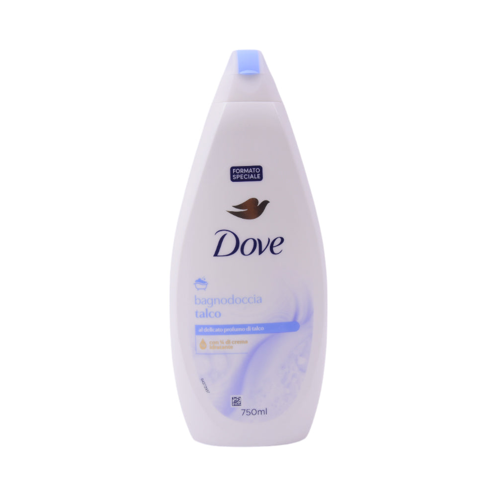DOVE BODY WASH TALC DELICALTE SCENT 750 ML