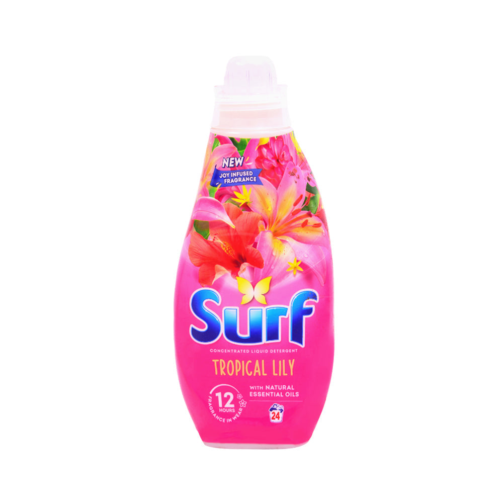 SURF WASHING DETERGENT LIQUID TROPICAL LILY 648 ML