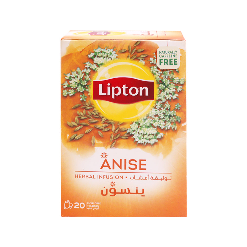 LIPTON INFUSIONS ANISE TEA BAG 20S