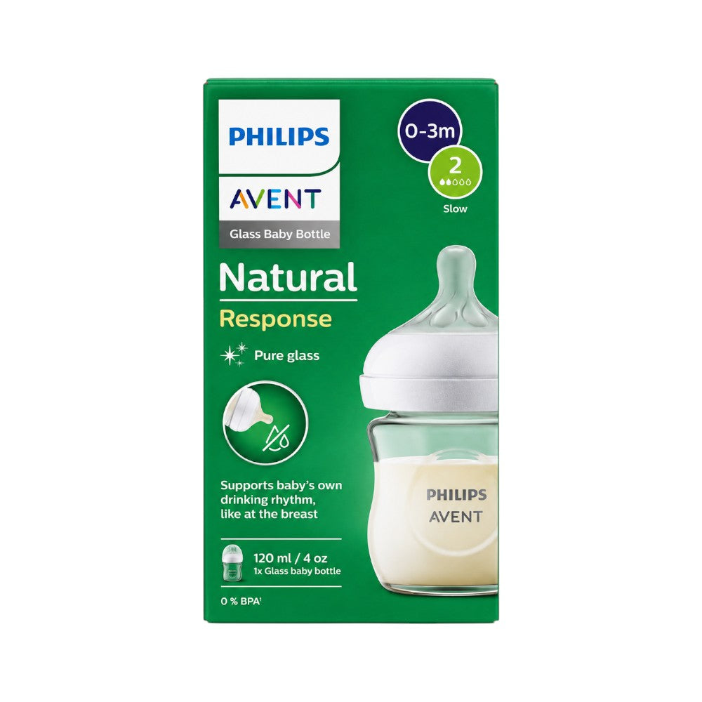 PHILISP AVENT NATURAL BOTTLE 3.0 GLASS 4OZ 120ML SCY930/01