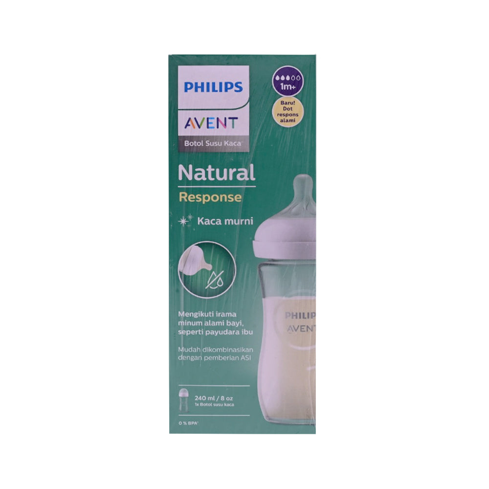PHILIPS AVENT NATURAL BOTTLE 3.0 GLASS 8OZ 240ML SCY933/01