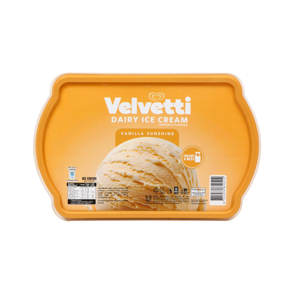WALLS VANILLA DAIRY 4X1300 ML