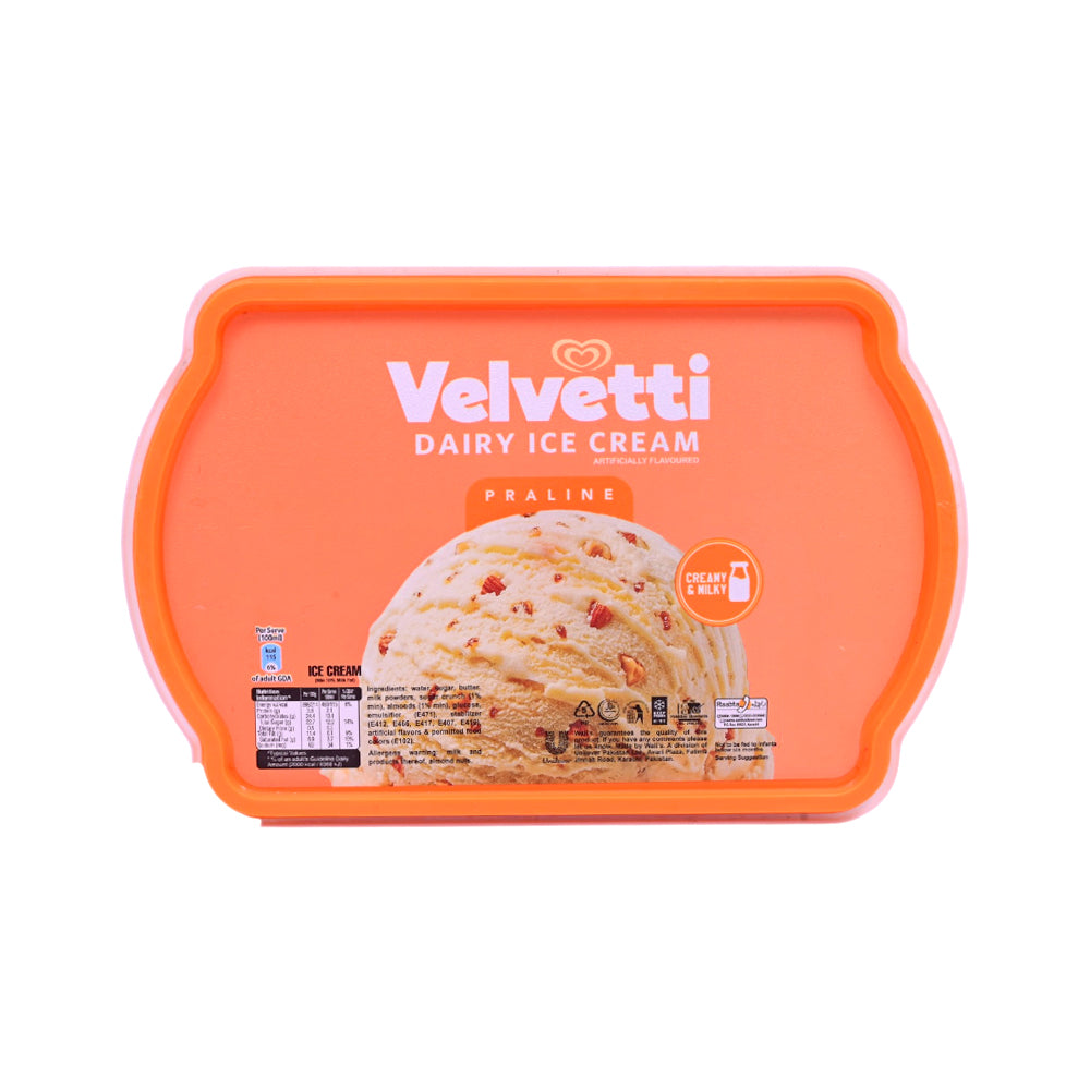 WALLS ICE CREAM VELVETTI DAIRY PARALINE 300 ML