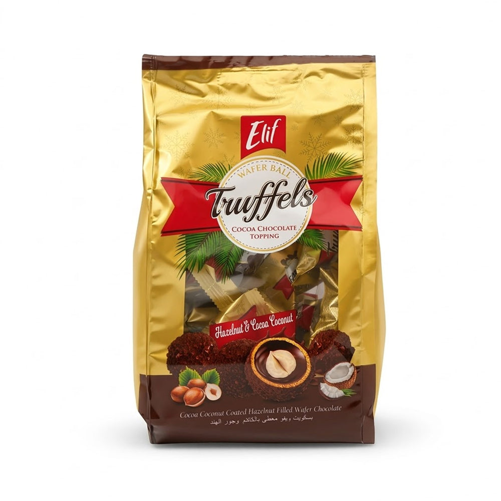 ELIF TRUFFELS WHITE CHOCOLATE HAZELNUT COCOA COCON 250 GM