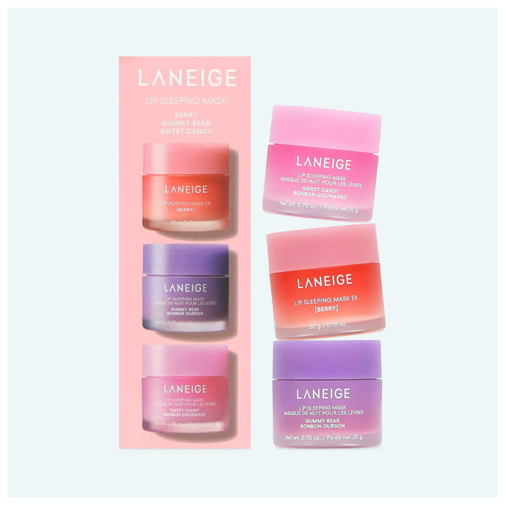 LANEIGE LIP SLEEPING MASK PACK OF 3 NEW 20G