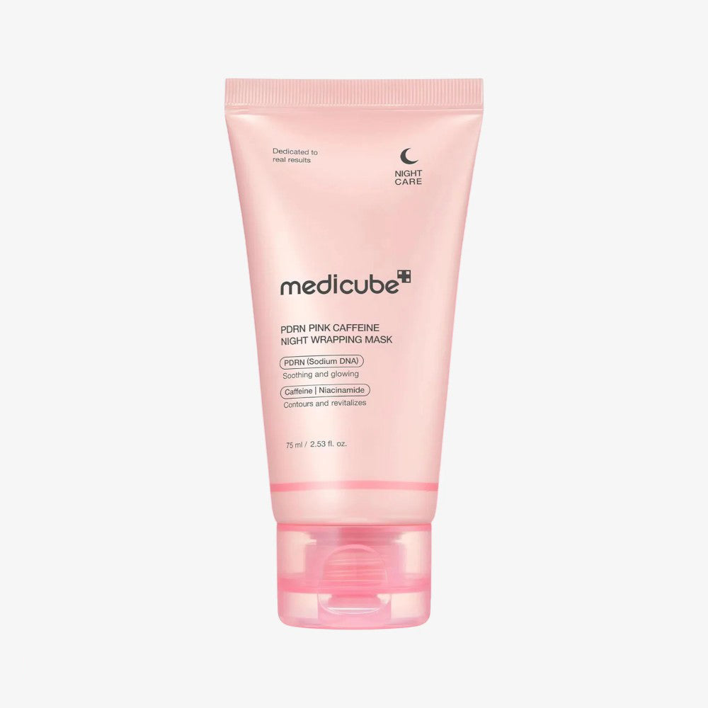 MEDICUBE PDRN PINK CAFFEINE NIGHT WRAPPING MASK 75 ML