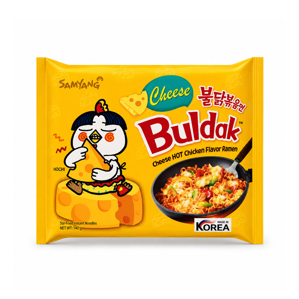 SAMYANG NOODLE CHEESE HOT CHICKEN FLAVOR RAMEN 140 GM