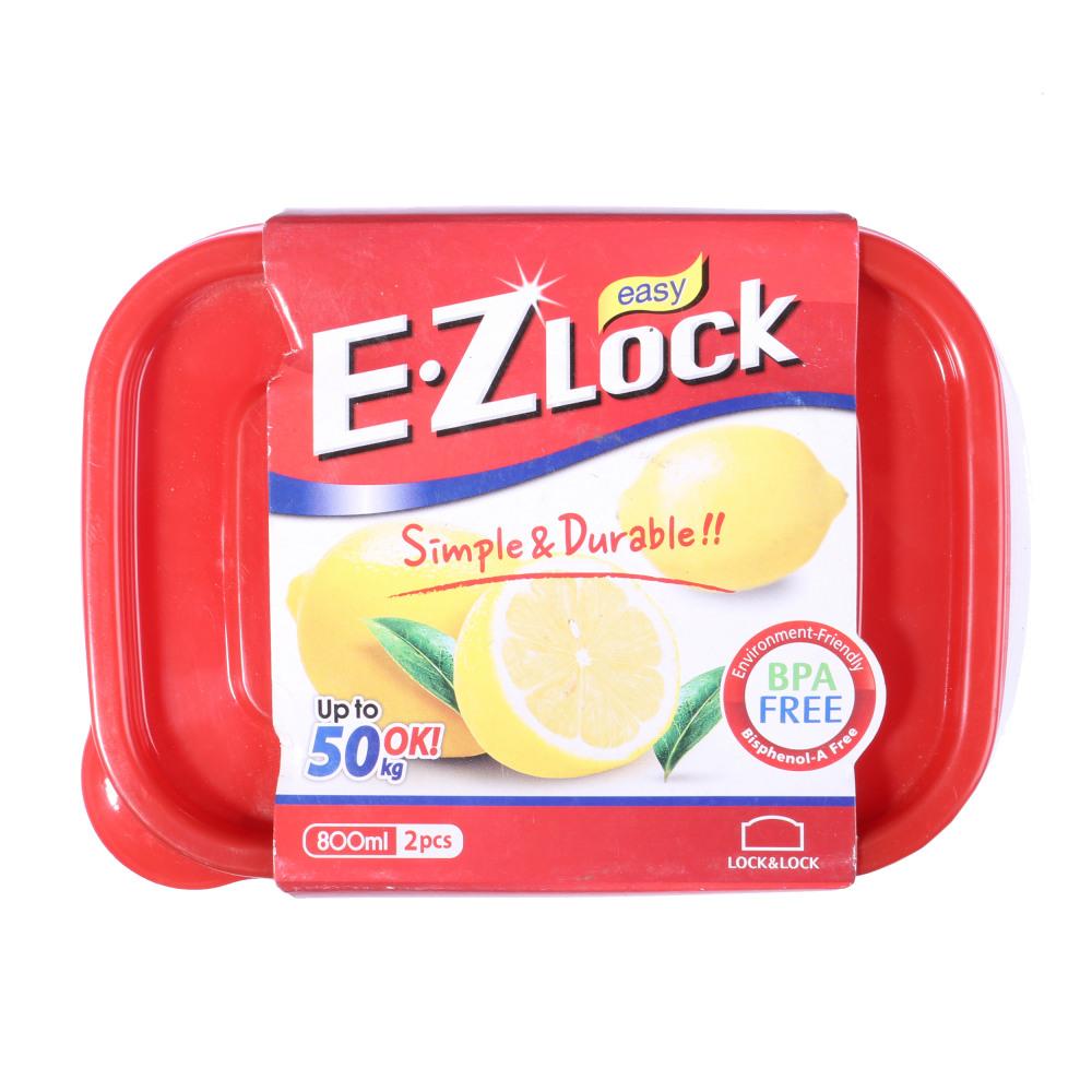 E.Z LOCK CONTAINER 2 PC HLE6324 800 ML