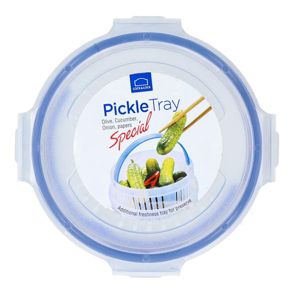 LOCK AND LOCK TRAY ROUND PICKLE HPL932DT 700 ML