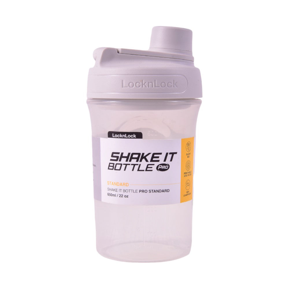 LOCK & LOCK SHAKE IT BOTTLE PRO (PP) 650ML LGRY LLHAP943LGRY