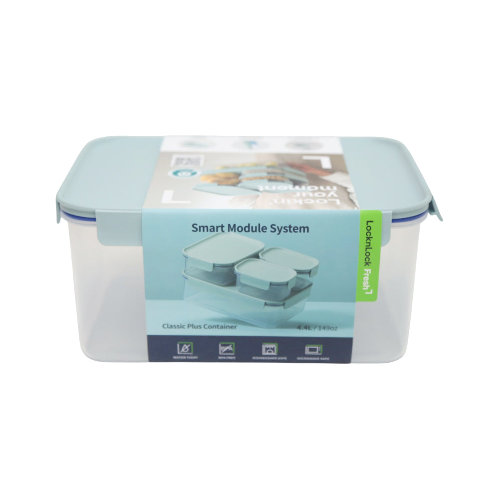 LOCK N LOCK CONTAINER CLASSIC PLUS RECTANGULAR-4.4L-MIT/PIK