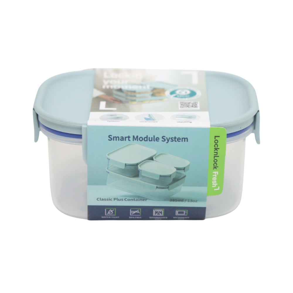 LOCK N LOCK CONTAINER CLASSIC PLUS RECTANGULAR-385ML-MIT