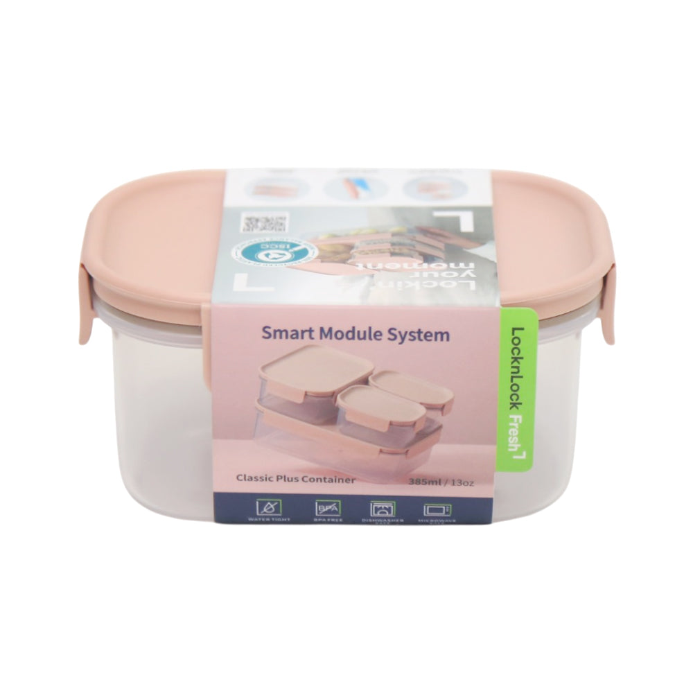 LOCK N LOCK CONTAINER CLASSIC PLUS RECTANGULAR-385ML-PIK