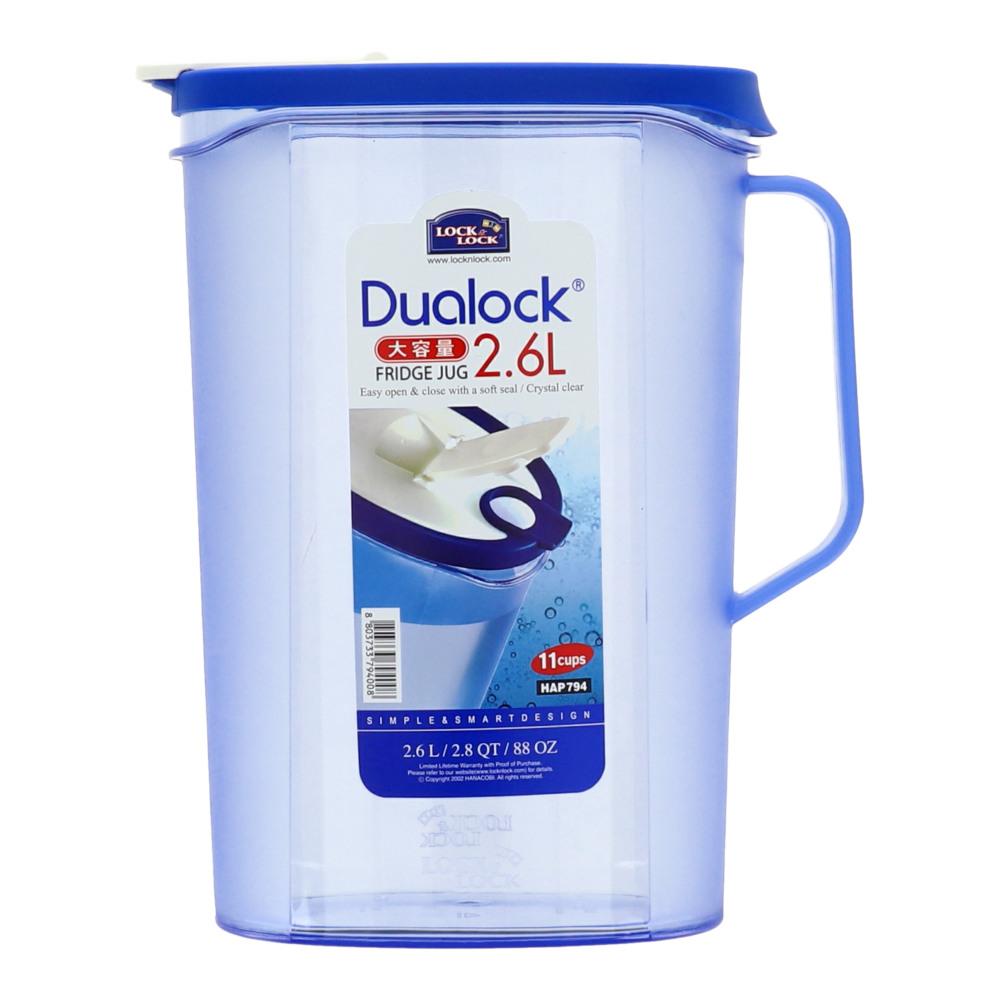 LOCK AND LOCK DUALOCK FRIDGE JUG HAP794 2.6 LTR