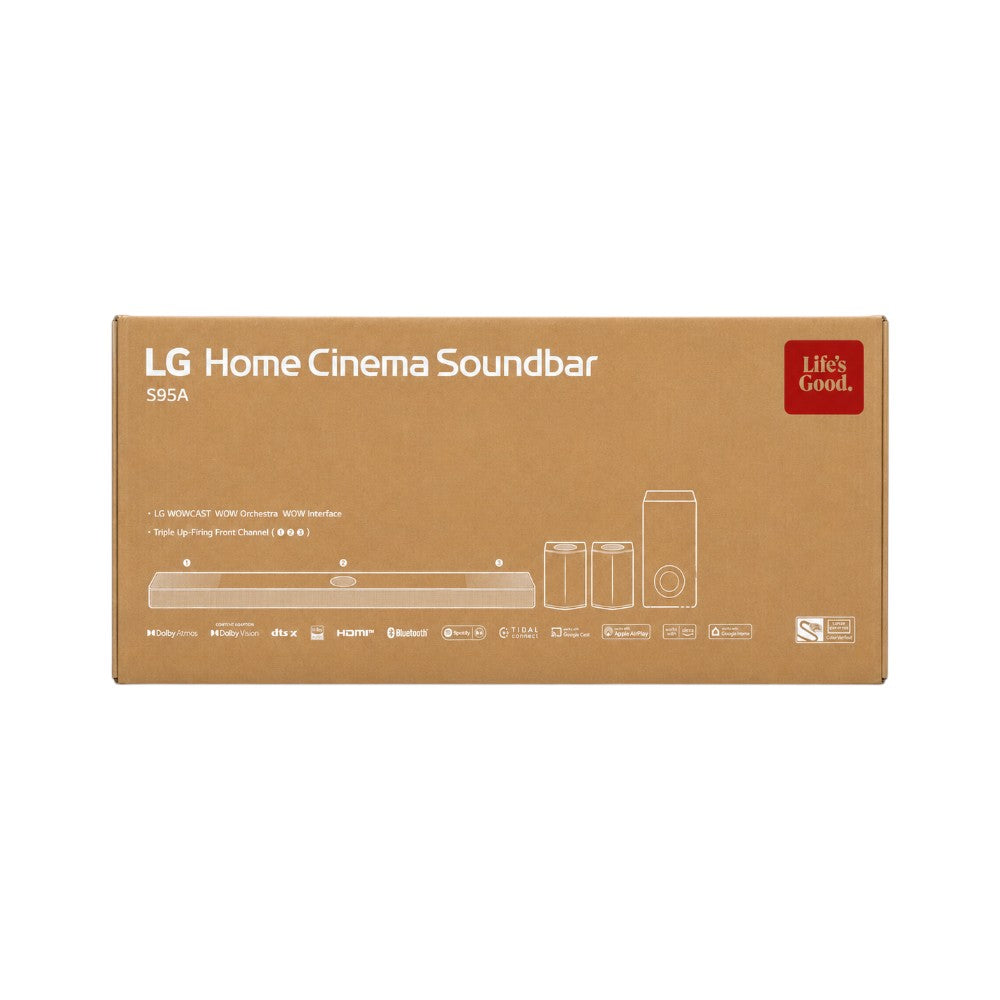 LG 9.1.5 810W WIRELESS SOUNDBAR S95QR
