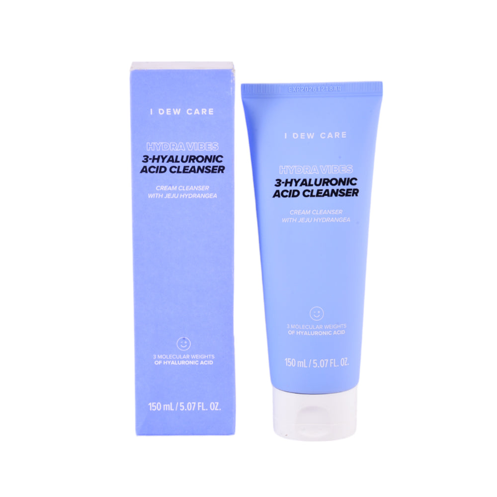 I DEW CARE HYDRA VIBES 3-HYALURONIC ACID CLEANSER 150ML