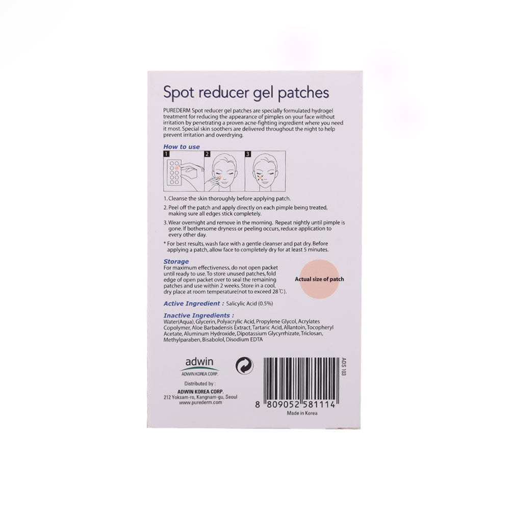 PUREDERM ANTI-ACNE GEL PATCHES