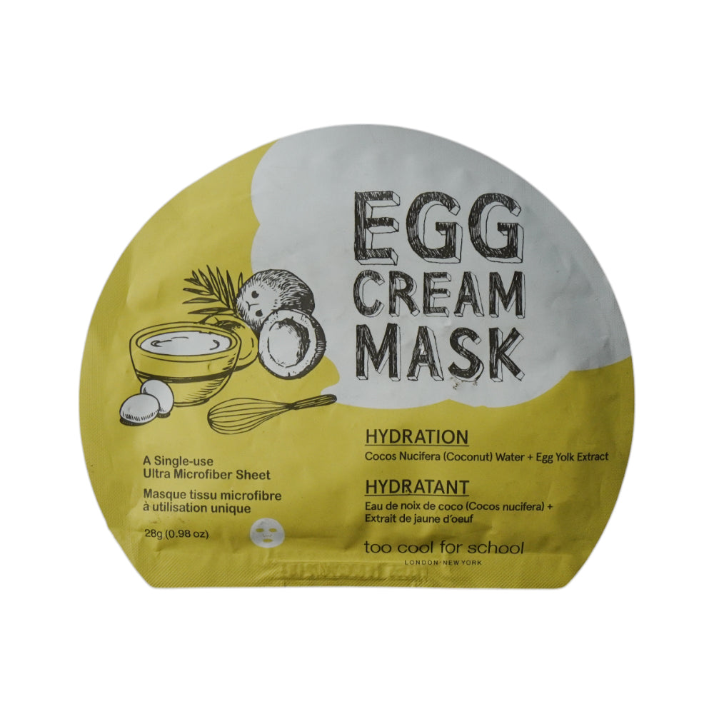 TOO COOL FOR SCHOOL EGG CREAM MASK 28G FIRMING