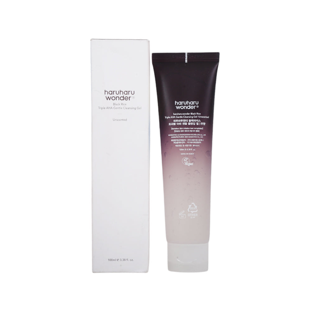 HARU HARU WONDER - BLACK RICETRIPLE AHA GENTLE CLEANSING GEL