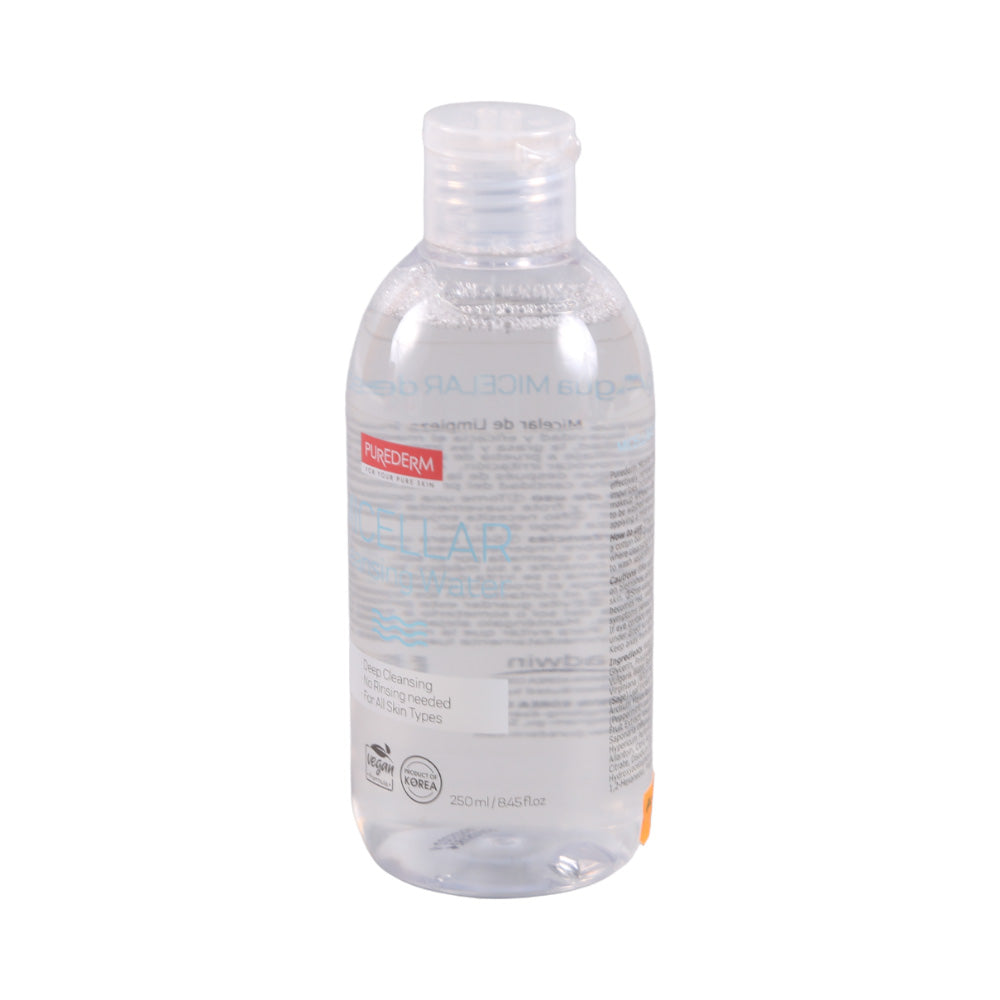 PUREDERM CLEANSING WATER 250ML MICELLAR ADS394