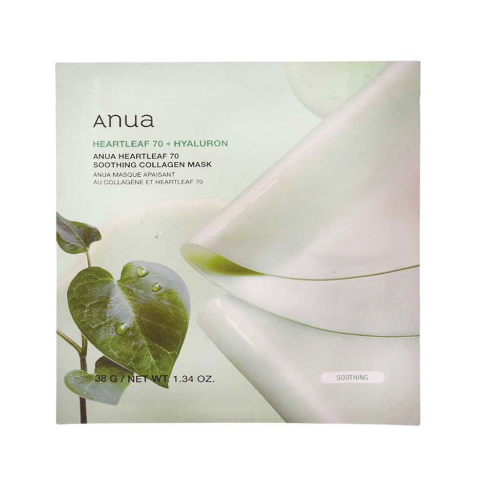 ANUA HEARTLEAF 70 SOOTHING COLLAGEN MASK 38G