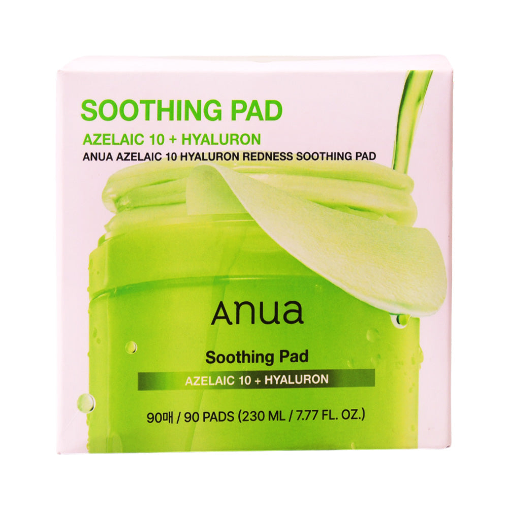 ANUA AZELAIC 10 HYALIRON REDNESS SOOTHING PAD 90PADS 230ML